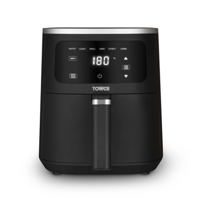 Tower  4L Single Basket Digital Air Fryer with Vortx Technology, 6 Cooking Pre-Sets,Digital Control Panel, 1300W