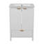 Meuble-lavabo moderne avec trou pour robinet simple