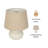 Auralis Ecomix Decorative Table Lamp – Desk Lamp, Bedside Lamp, Night Light, Small Lamp for Bedroom, Home Décor & Room Décor Lighting-1724969399