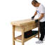 Établi en bois pour atelier et maison