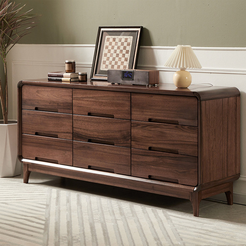 Simple And Round Groove Buffet Table