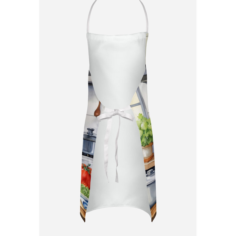No Pattern Bib Apron