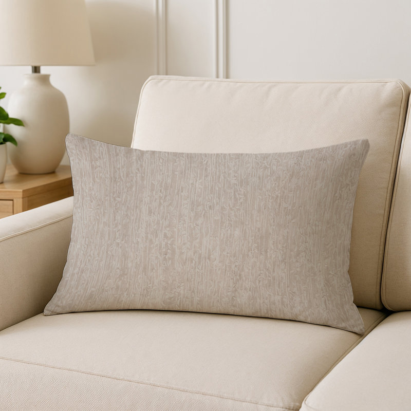 Coussin décoratif intérieur et extérieur Modern, Gris abstrait 43, Rectangle H 25 po x l 18 po