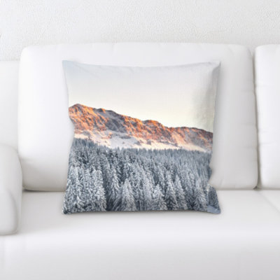 Microsuede Reversible Throw Pillow