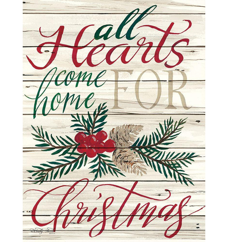 «The Holiday Aisle® Jacobs», art sur toile tendue de la galerie Cindy, «Home for Christmas», H 47 po x l 36 po