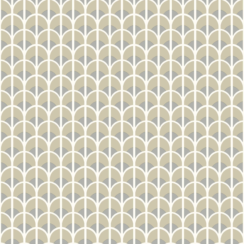 Pemberville 10.05m x 53cm Matte Wallpaper Roll, Bronze