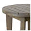 Outdoor 16" Acacia Wood Side Table, Gray Finish-79275848