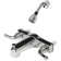 Mobile Home Two Handle Non-Metallic Tub and Shower Diverter with Shower Head