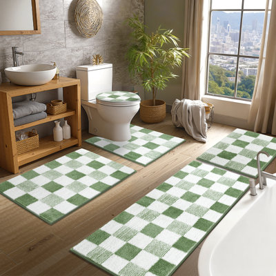 Absorbent Washable Bathroom Rug