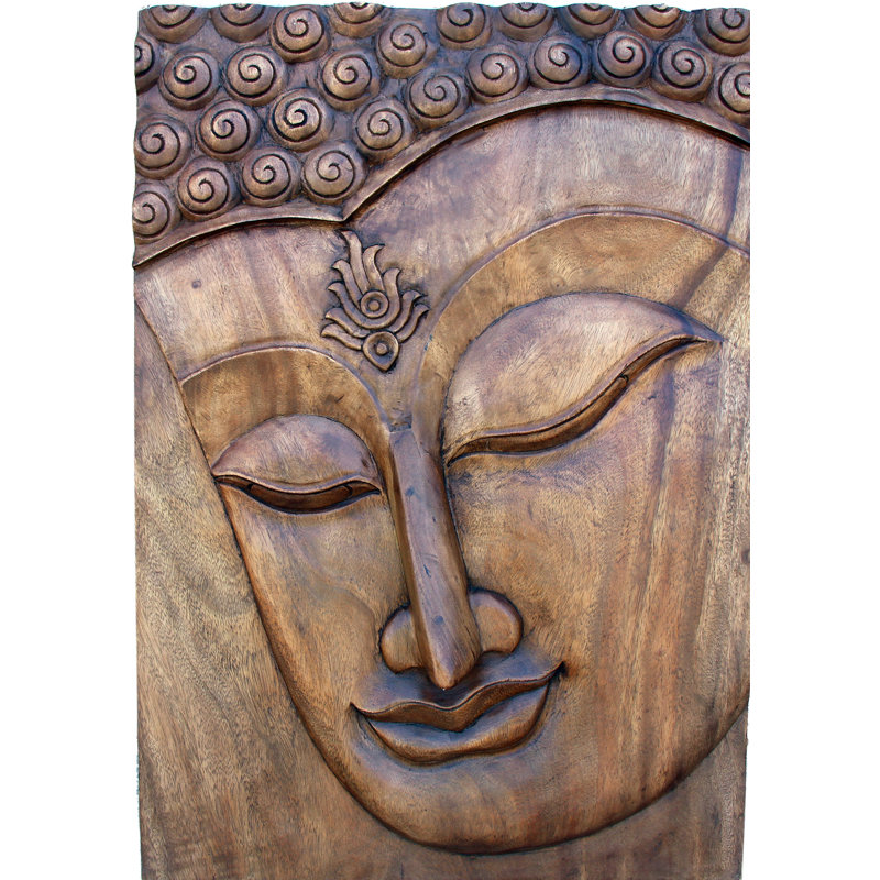Décoration murale bouddha, H 36 po x l 23 po x P 4 po
