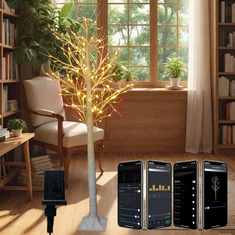 The Holiday Aisle® 6FT BirchTree