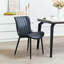 Chaises de salle à manger en similicuir de style Mid-Century moderne pour la cuisine et la salle à manger