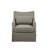 Bedford London Upholstered Skirted Swivel Armchair with Lumbar Pillow-93645701