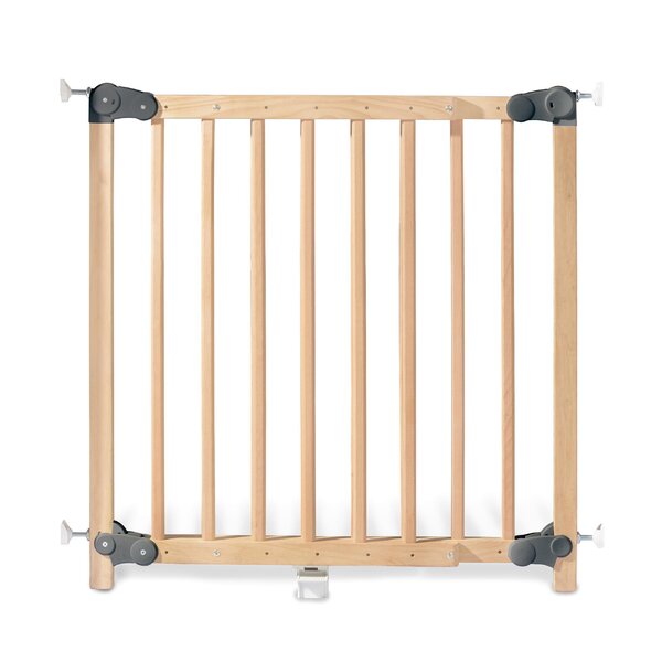 Wolketon Türschutzgitter Treppenschutzgitter für Baby Kinder Sicherheitstür  89-96 cm breit weiss