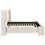 Lit plateforme tapissier très grand Eastern