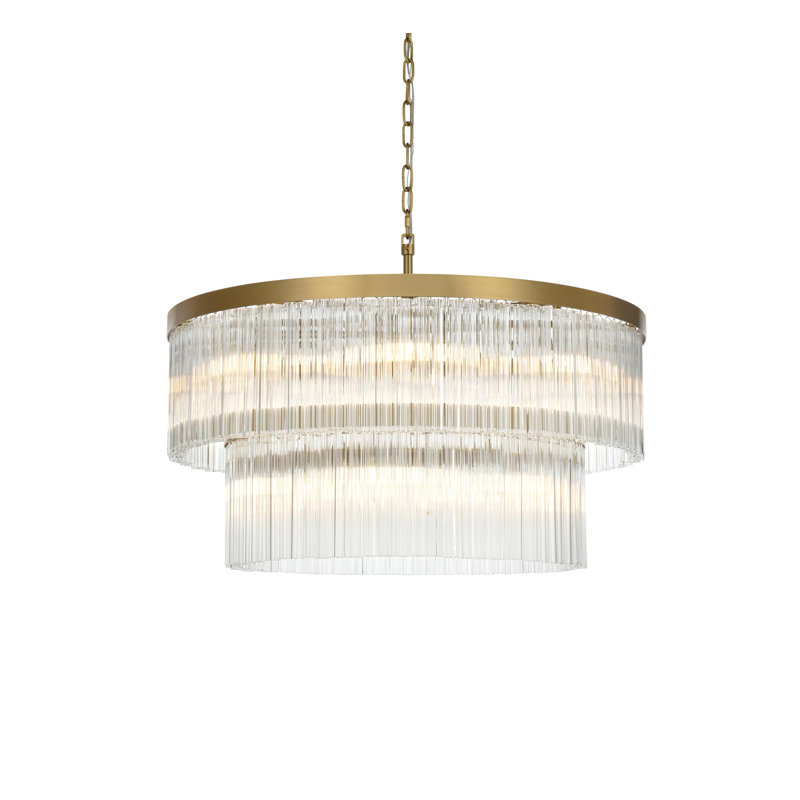 Lustre Lu 32 pouces, Or satiné