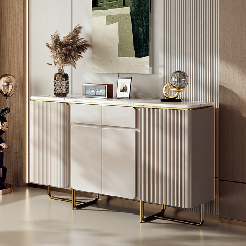 Armoire de hall d'entrée de style luxueux, H 31,5 po x l 55,11 po x P 15,75 po