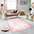 Stylish Woven Carpet, 5.6 x 7.5 Feet, 100% Polyester, 0.3 in Pile Height | Antibacterial, Non-Slip PVC Felt Dot Underside, Machine Washable | 3D Digital Printing, Durable & Easy to Maintain - Perfect for Any Room-763948641