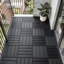30.5cm L x 30.5cm W Plastic Interlocking Deck Deck Tile Kit