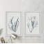 «Corals in Blue», ensemble de 2 reproductions d'art sur papier encadrées-50137112