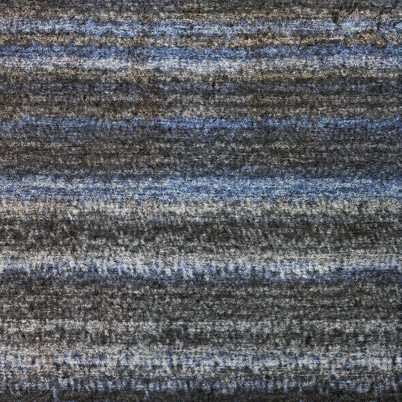 Tapis à poils longs de qualité supérieure lavable à la machine Dream ADS598, Blue, 9' x 12'