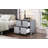 Lorne Classic 2-Drawer Nightstand With Mirrored Accents And Metal Feet