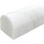 Carrara 12" x 1" Honed Marble Pencil Liner Tile Trim in White