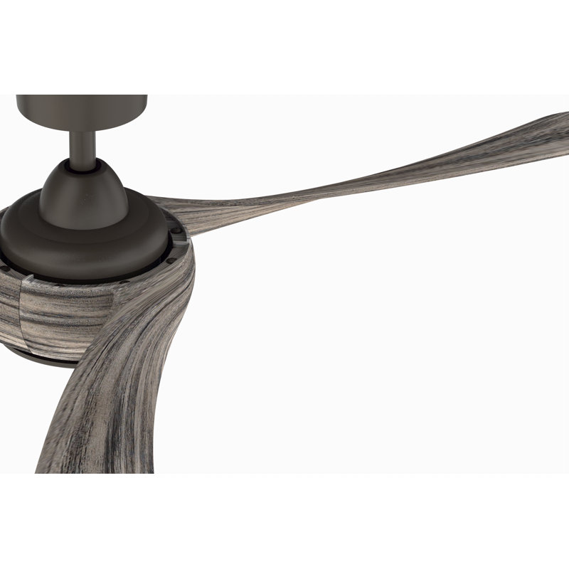 Wrap Custom Indoor/Outdoor Ceiling Fan DC Motor- Matte Greige, Matte Greige