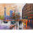 City by Fall Blue Trees Braided Polyester Placemat - Home Decor