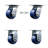 4 Piece Solid Poly Caster Set