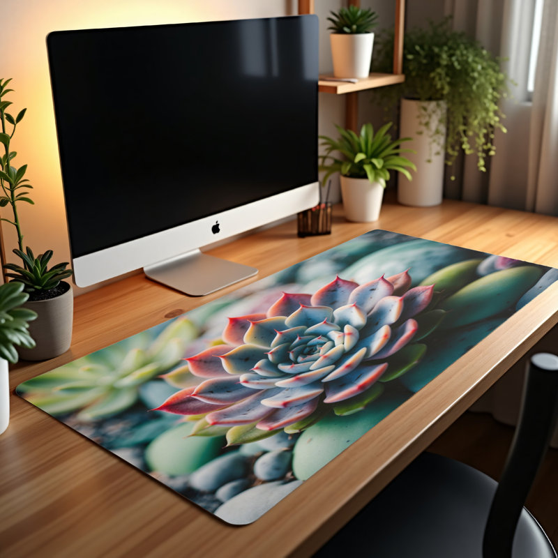 Polyester Desk Pad, 14.4x12.1