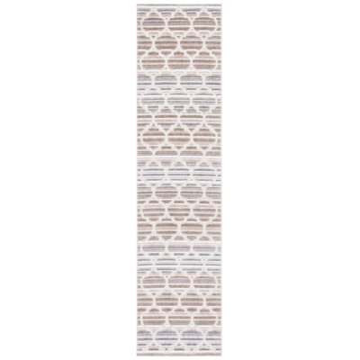 Tapis d'intérieur / extérieur à motif géométrique Lonepine Performance