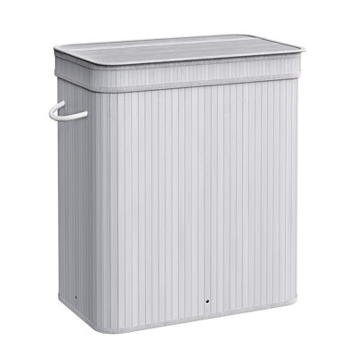 Bamboo Laundry Hamper with Handles