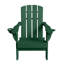 Chaise de foyer d'extérieur pliable en PEHD résistant aux intempéries avec 2 porte-gobelets Adirondack-1481745048