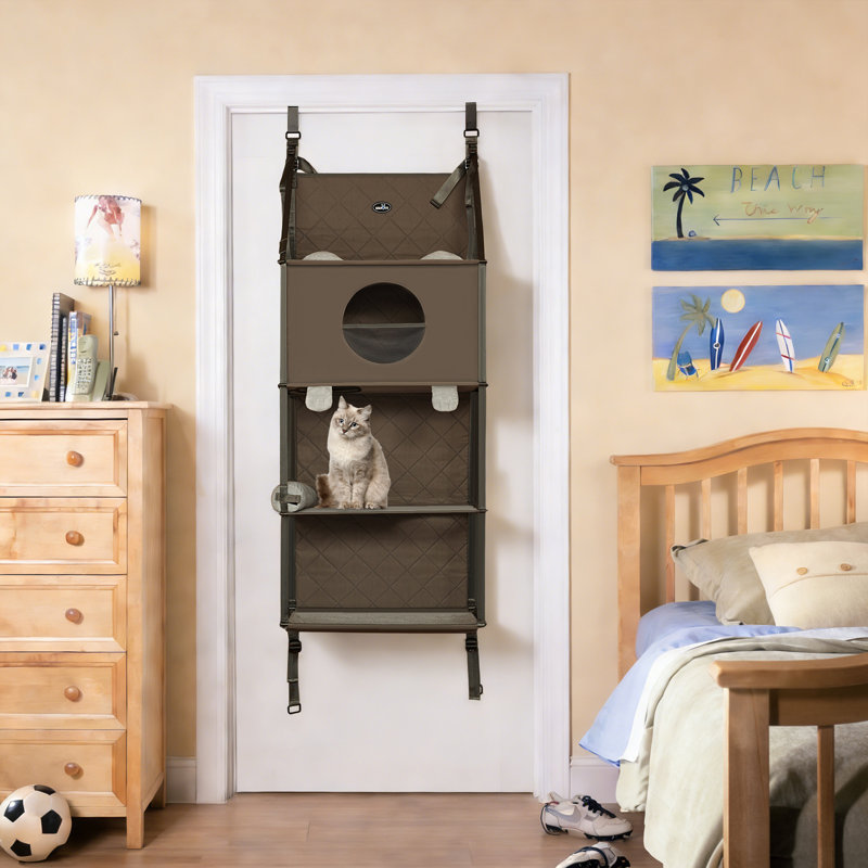 Door-Mounted Cat Climbing Frame Hanging Cat Tree