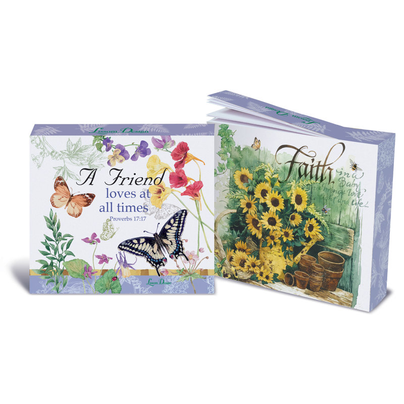 Bloc de notes autocollantes - Faith Hope Love