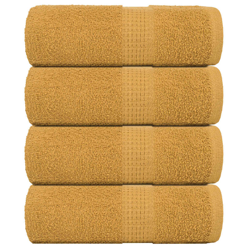 Selisa 100% Cotton Fingertip Towel, Gold