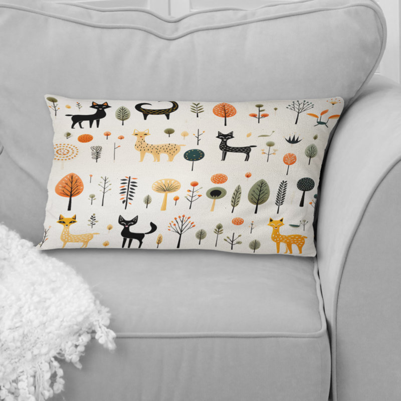 Floral Throw Pillow