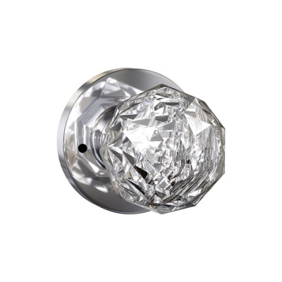 Bouton d'intimité en cristal poli Bravura 926-6