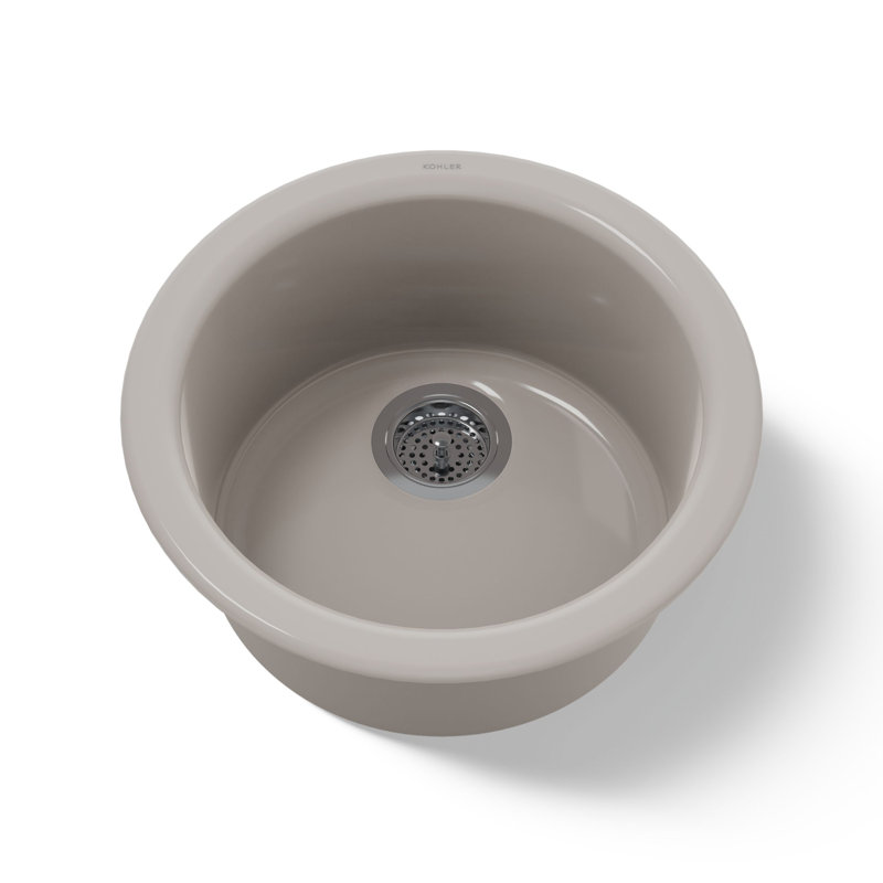 Porto Fino™ Top-Mount/Under-Mount Bar Sink, Truffle