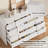 47.2” W Double Dresser with 8 Drawers, Modern Storage Organizer, Curved Profile Design-1089986223