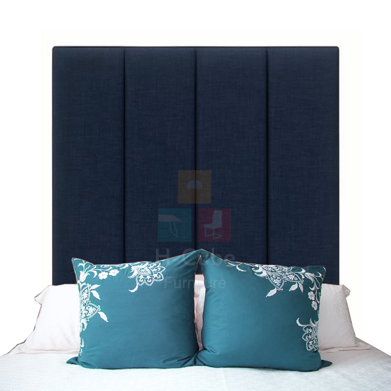 Alton Upholstered Headboard, Navy Blue, Super King (6')