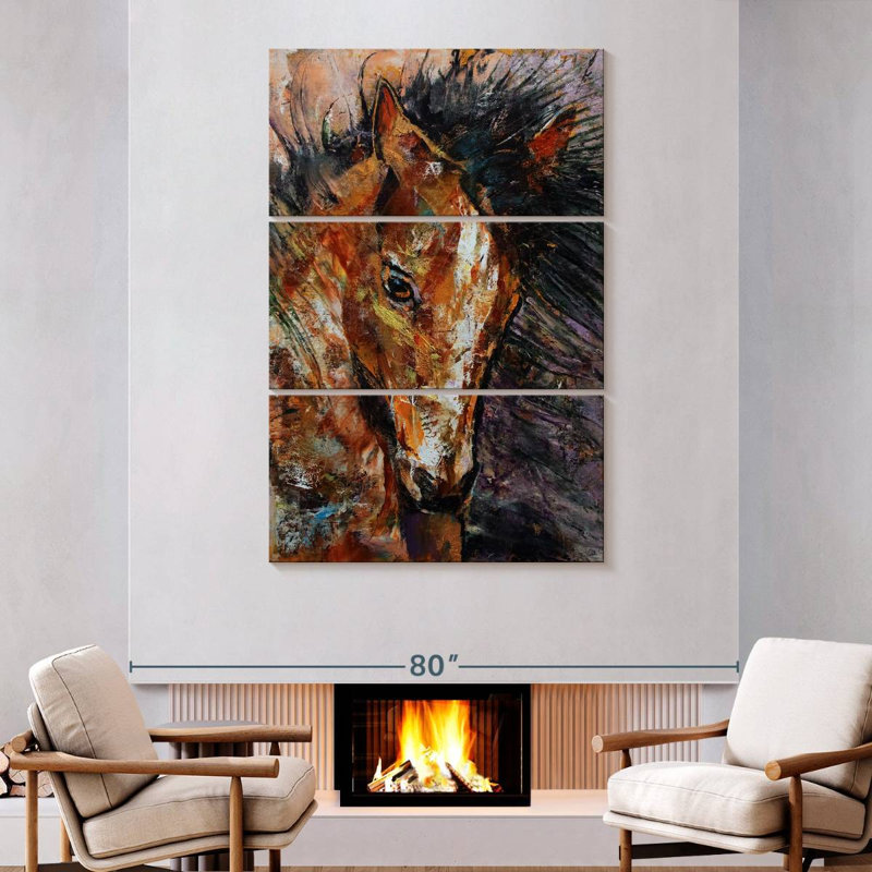 Brampt Colt Horse, 74" H x 48" W