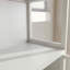 Armoire de rangement en bambou blanc