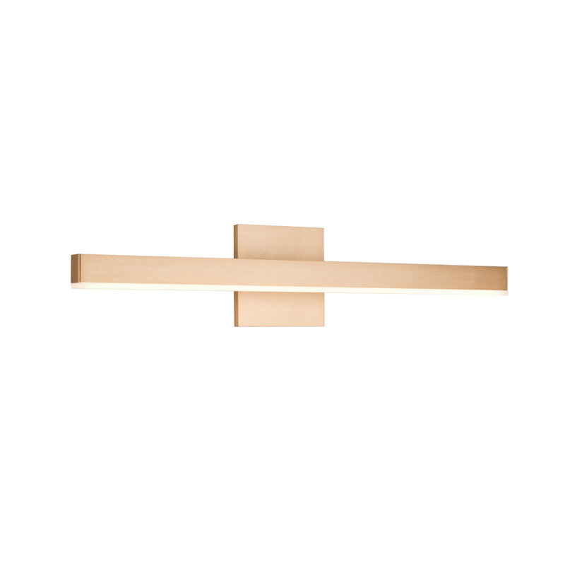 Vega 1 - Light Dimmable LED Vanity, Gold, No