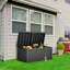 Decksplore 190 Gallons Water Resistant Resin Lockable Deck Box-101580634