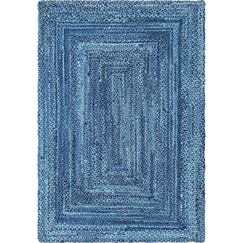 Branton Cotton Southwestern Indoor Rug, Rectangle 6' x 9'