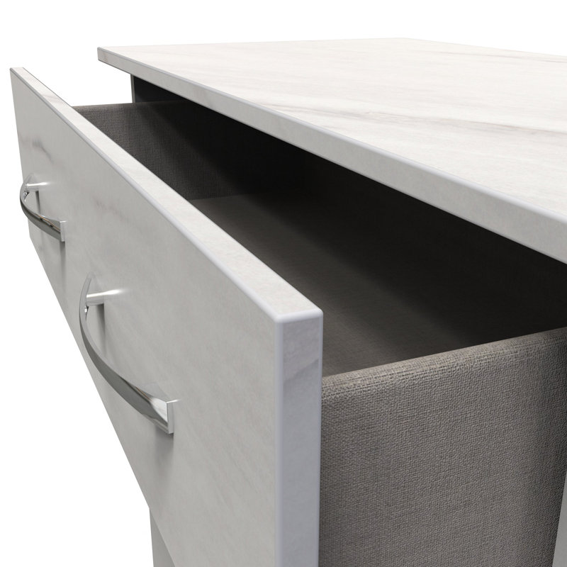 Dekyn 74cm W 3 - Drawer Chest of Drawers