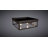 Clinton 12 In. W 2-Light Matte Black Transitional Outdoor Flush Mount Ceiling Light With Clear Glass Shade, LED Compatible, Made Of Durable Steel For Exterior Porch Patio Front Door Or Garage