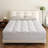 Mattress Topper With 8-21" Deep Pocket 3" Thick Cooling Mattress Pad Cover-1868548757